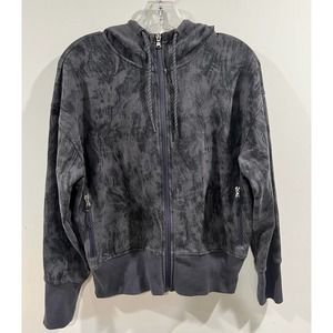 Old Navy Active Breathable Dynamic Fleece Zip Hoodie Jacket Gray Size‎ Small